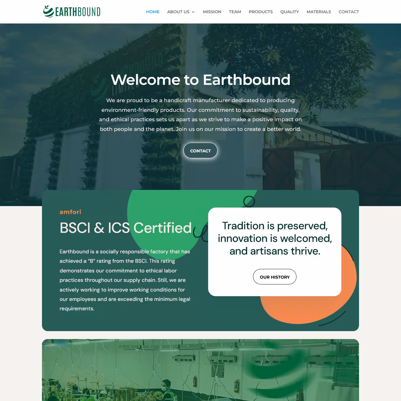 Earthbound Ltd Website Preview