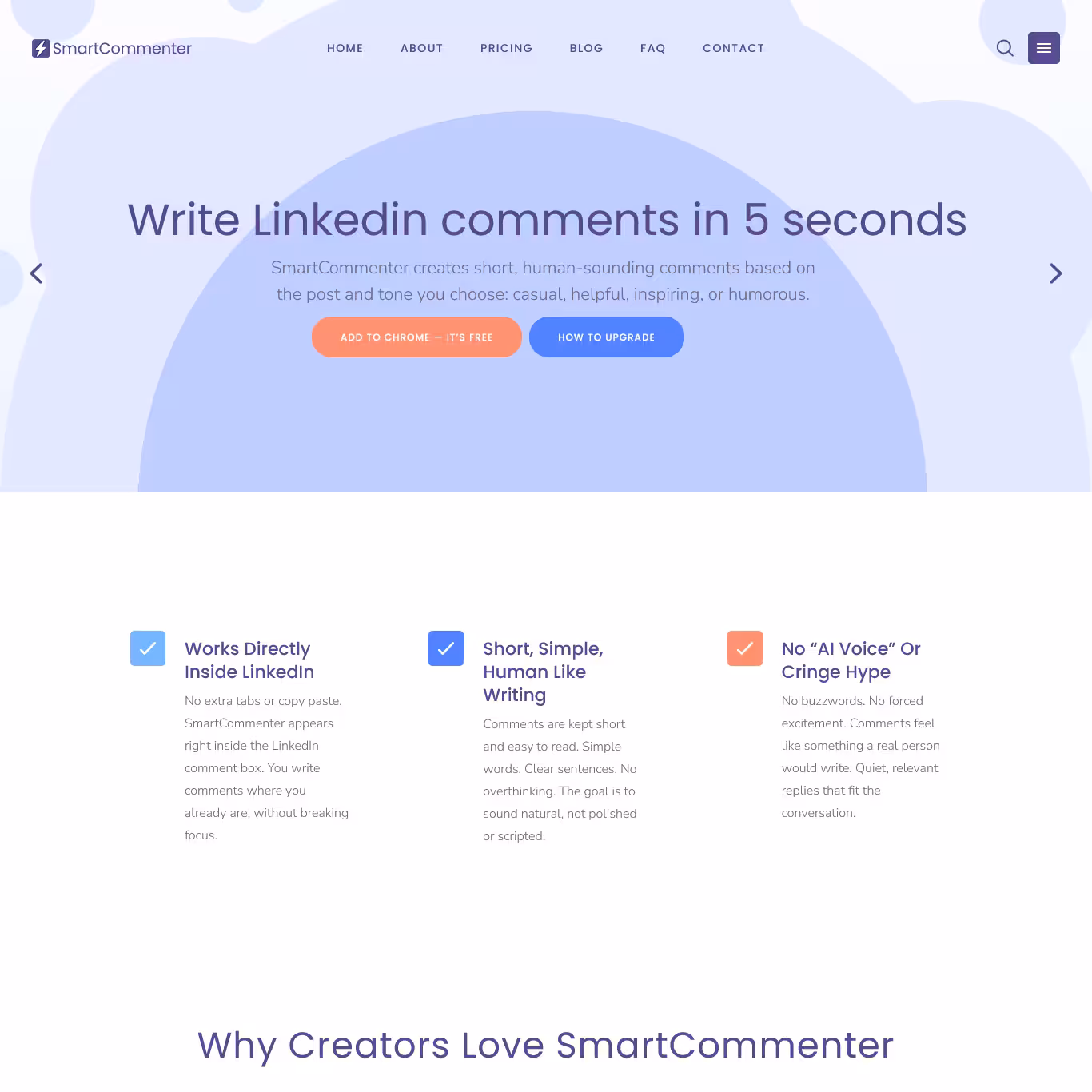 Smart Commenter Website Preview